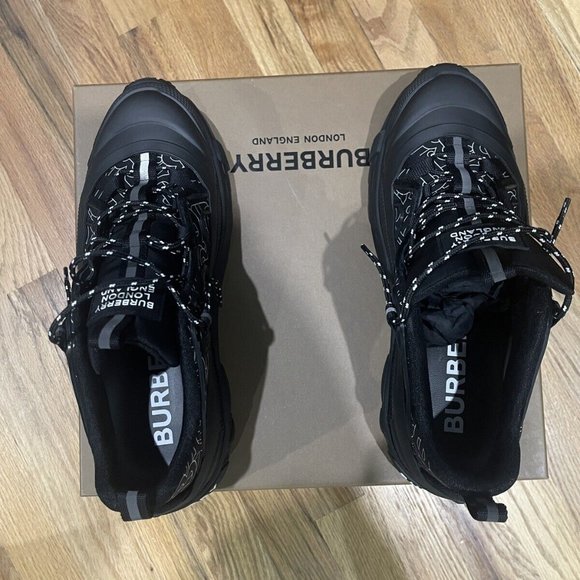 BURBERRY ARTHUR M STORY SNEAKERS Black - Picture 5 of 5